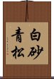 白砂青松 Scroll