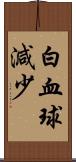 白血球減少 Scroll