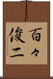 百々俊二 Scroll