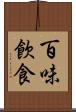 百味飮食 Scroll