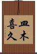 皿木喜久 Scroll