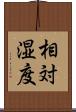 相対湿度 Scroll