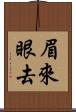 眉來眼去 Scroll