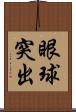 眼球突出 Scroll