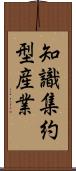 知識集約型産業 Scroll