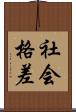 社会格差 Scroll