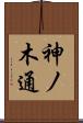 神ノ木通 Scroll