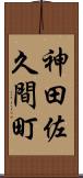 神田佐久間町 Scroll