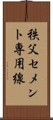 秩父セメント専用線 Scroll