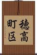 穂高町区 Scroll