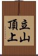 立山頂上 Scroll