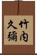 竹内久彌 Scroll