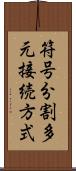 符号分割多元接続方式 Scroll