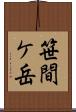 笹間ケ岳 Scroll