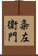 粂左衛門 Scroll