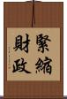 緊縮財政 Scroll