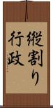 縦割り行政 Scroll