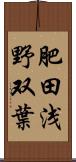 肥田浅野双葉 Scroll