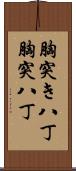 胸突き八丁 Scroll