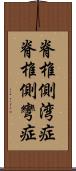 脊椎側湾症 Scroll