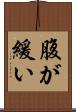 腹が緩い Scroll