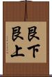 艮下艮上 Scroll