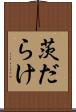 茨だらけ Scroll
