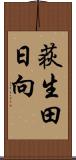 荻生田日向 Scroll