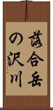 落合岳の沢川 Scroll