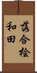 落合桧和田 Scroll