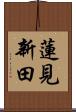 蓮見新田 Scroll