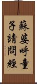 蘇婆呼童子請問經 Scroll