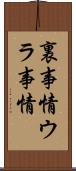 裏事情 Scroll