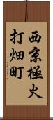 西京極火打畑町 Scroll