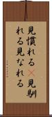 見慣れる(P) Scroll