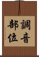 調音部位 Scroll