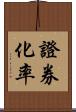 證券化率 Scroll