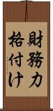 財務力格付け Scroll