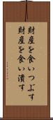 財産を食いつぶす Scroll