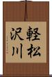 軽松沢川 Scroll