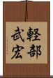軽部武宏 Scroll