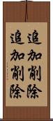 追加削除 Scroll