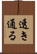 透き通る Scroll