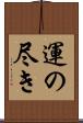 運の尽き Scroll
