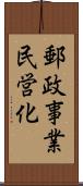 郵政事業民営化 Scroll