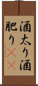 酒太り Scroll