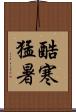 酷寒猛暑 Scroll