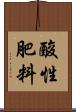 酸性肥料 Scroll