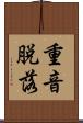 重音脱落 Scroll