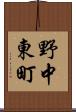 野中東町 Scroll